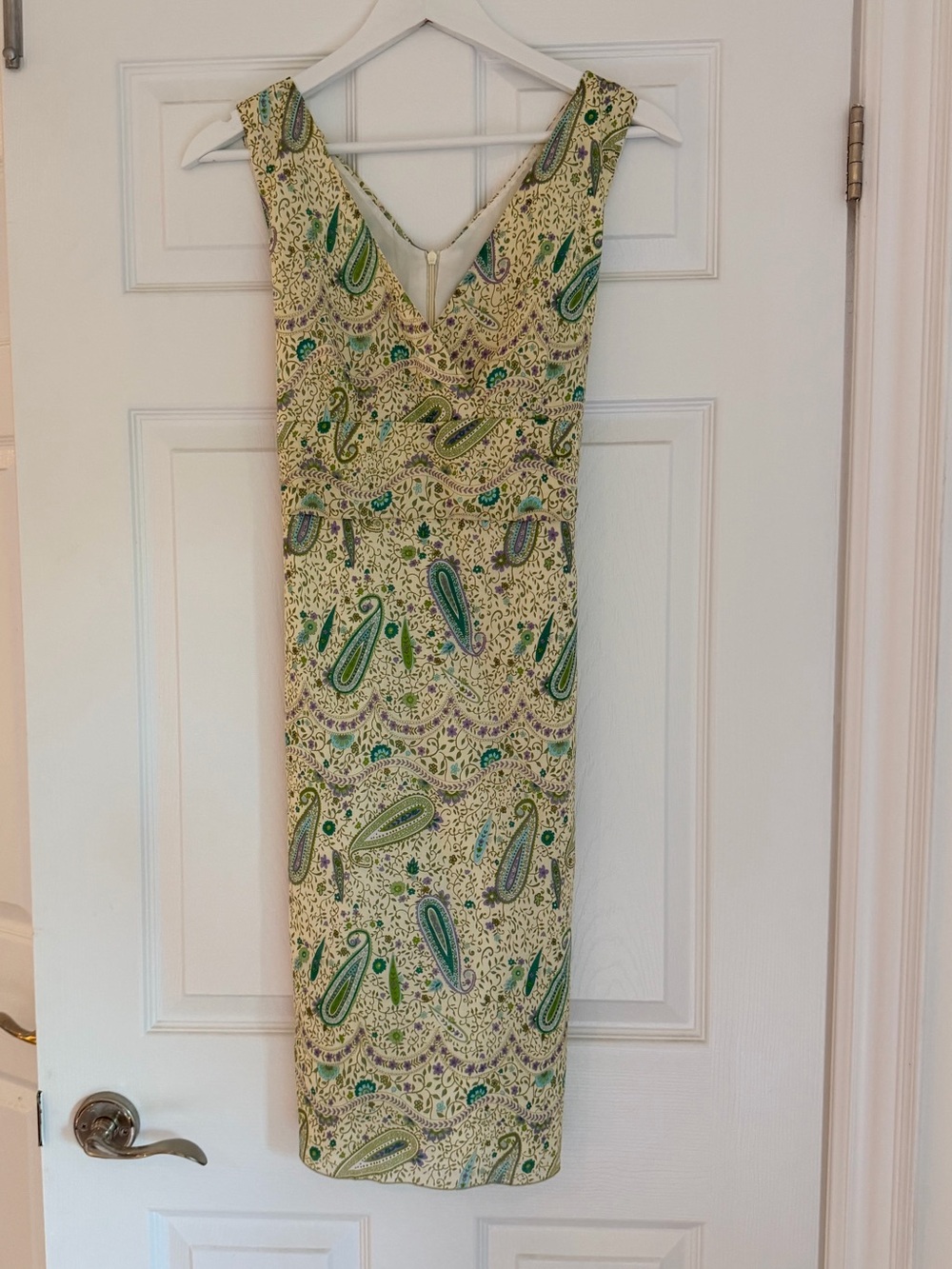 Vintage Y2K Lori M Paisley Maxi Dress Made in Canada